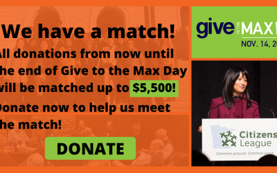 We have a #GiveToTheMax Day Match!