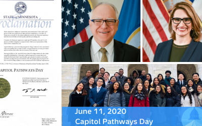 Governor Tim Walz & Lt. Governor Peggy Flanagan proclaim June 11, 2020 Capitol Pathways Day!