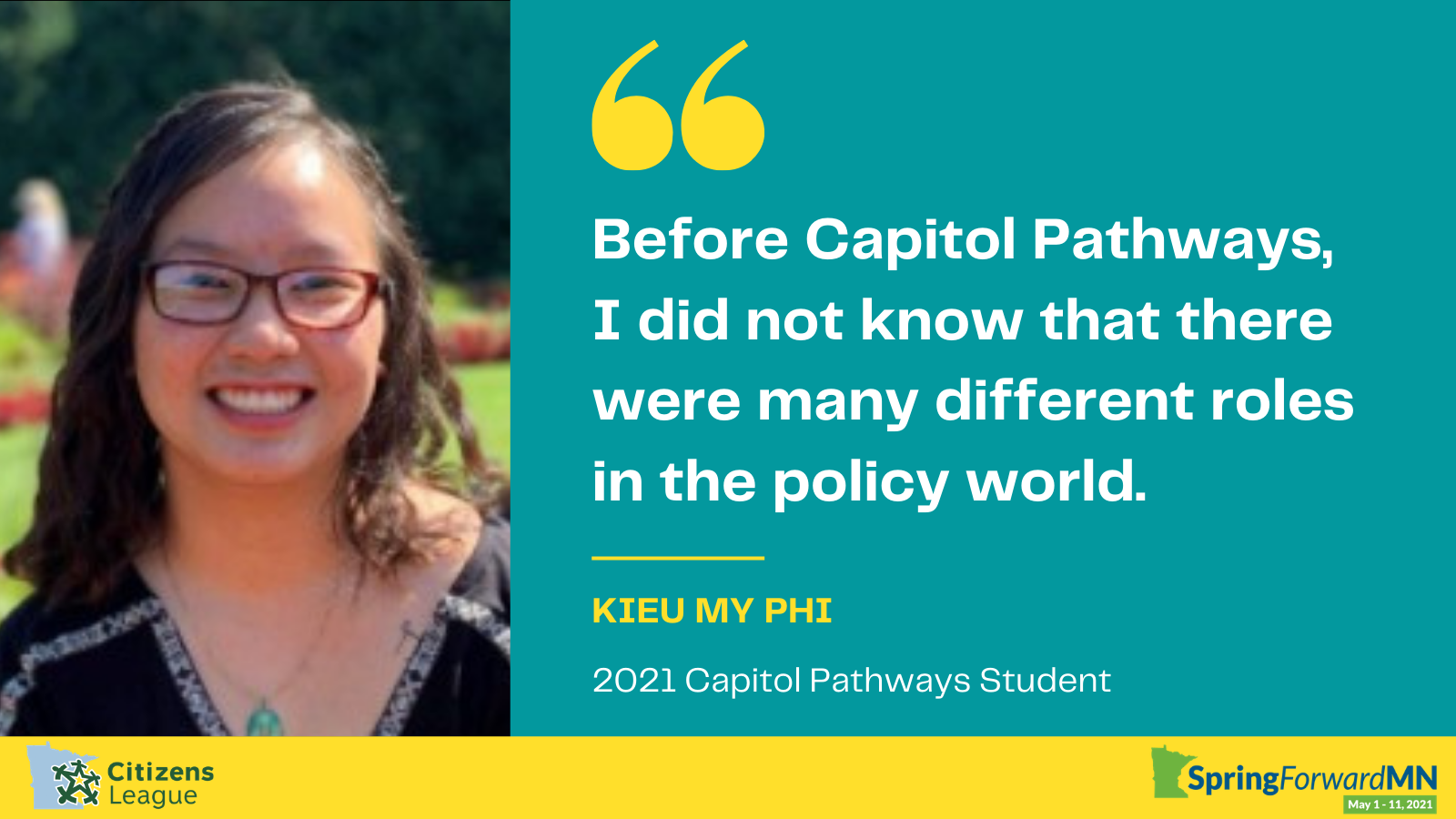 Capitol Pathways Student Spotlight: Kieu My Phi - Citizens League
