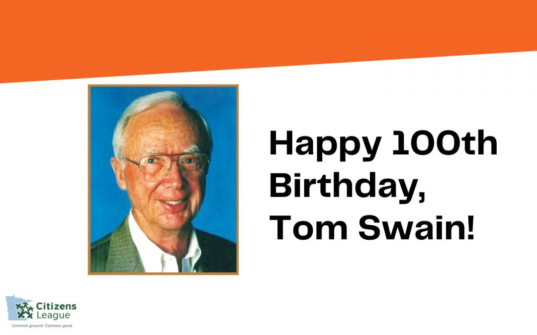 Happy 100th Birthday, Tom Swain!