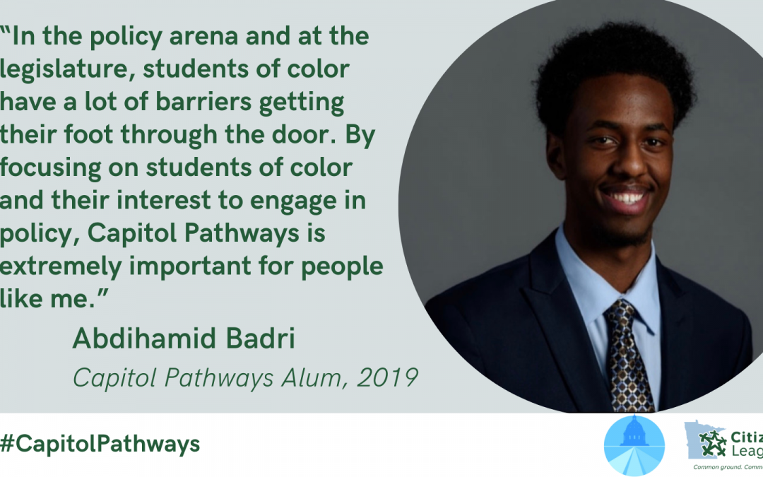 Capitol Pathways Spotlight: Abdihamid Badri, 2019 Alum