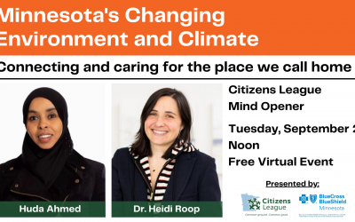 Mind Opener: Minnesota’s Changing Environment & Climate