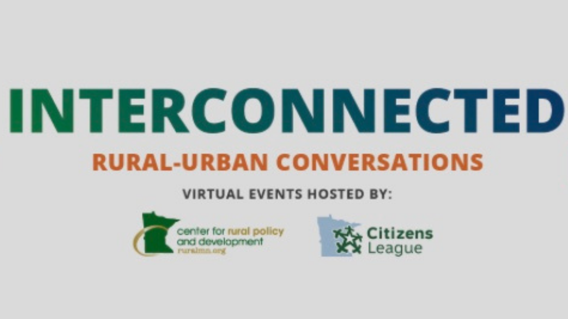 Interconnected: Rural-Urban Conversations