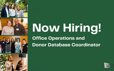 Now Hiring: Office Operations and Donor Database Coordinator