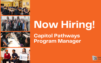 Now Hiring: Capitol Pathways Program Manager
