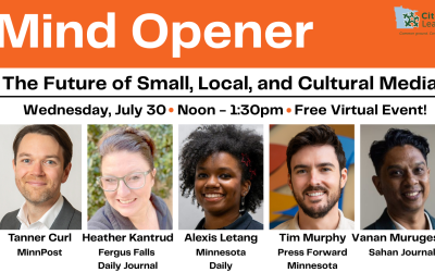 Mind Opener: The Future of Small, Local, and Cultural Media