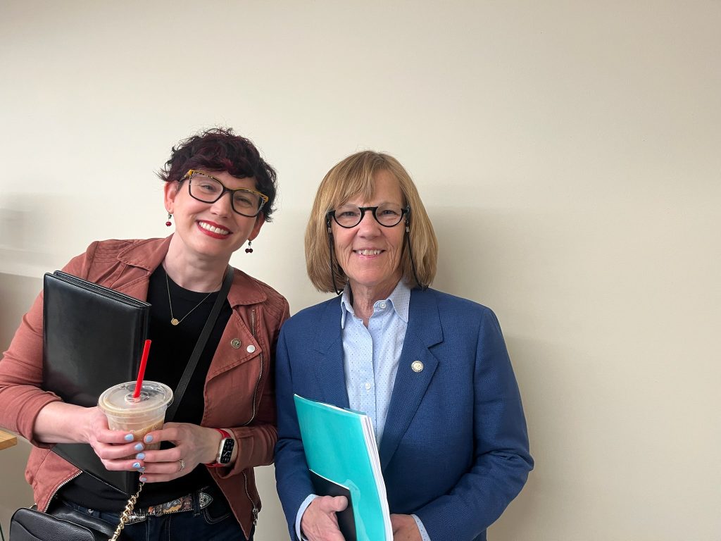 Reps. Sandra Feist and Bernie Perryman