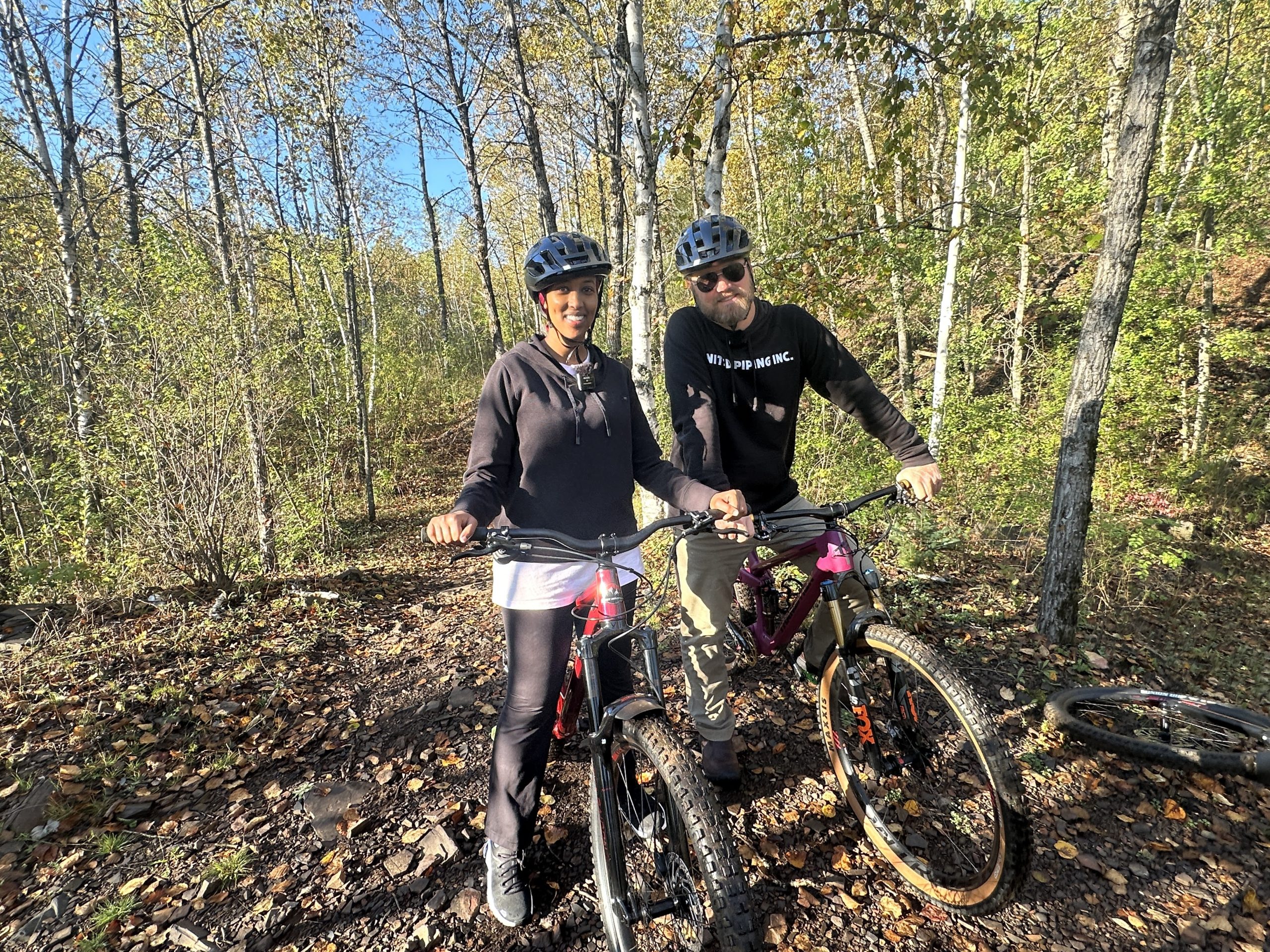 Reps. Anquam Mahamoud and Cal Warwas